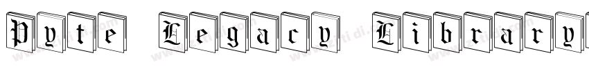 Pyte Legacy Library字体转换